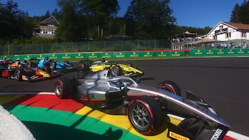 Carrera de la F2 en Spa.