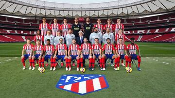 Foto oficial del Atlético.