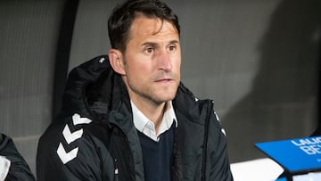 BEÑAT SAN JOSÉ, HEAD COACH OF SD EIBAR, FC Cartagena vs SD Eibar, regular Hypermotion league match Cartagonova stadium, Cartagena, Region of Murcia Spain, February 28, 2025