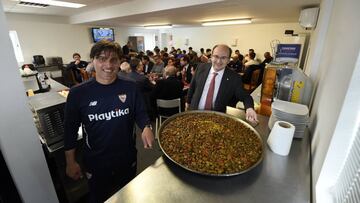 Montella, junto a José Castro.