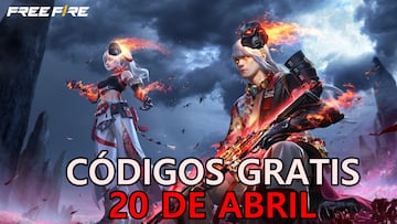 Free Fire | Códigos de hoy sábado 20 de abril de 2024: recompensas gratis