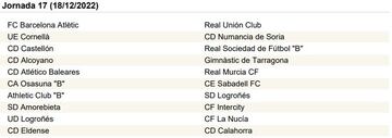 La Primera RFEF, jornada a jornada