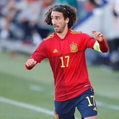 Cambio en la Selección: Cucurella por Gayá, lesionado