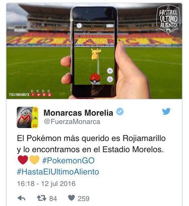 Clubes de la LIGA MX se unen a la fiebre de Pokémon GO