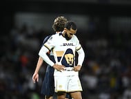 Olavio Vieira Dos Santos Juninho of Pumas during the round one second leg match between Pumas UNAM and San Diego FC as part of the CONCACAF Champions Cup 2026, at Olimpico Universitario Stadium on February 10, 2026 in Mexico City, Mexico.
