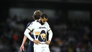 Olavio Vieira Dos Santos Juninho of Pumas during the round one second leg match between Pumas UNAM and San Diego FC as part of the CONCACAF Champions Cup 2026, at Olimpico Universitario Stadium on February 10, 2026 in Mexico City, Mexico.
