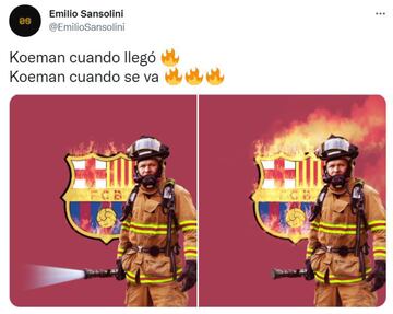 El Barcelona, protagonista de los memes más divertidos de la jornada