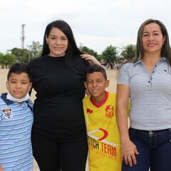 Los inicios de Borré por su primer DT, su mamá y hermana