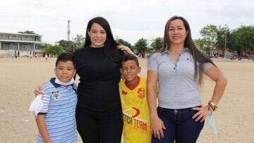 Los inicios de Borré por su primer DT, su mamá y hermana