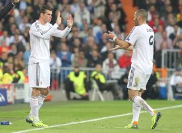 Partido de la Champions League, grupo B. Real Madrid-Juventus. Bale sustituye a Benzema.