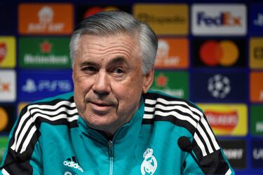 “The weight of the Madrid shirt is positive, not negative” insists Ancelotti