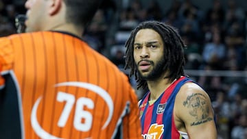 Pierria Henry durante un partido de la Liga Endesa ACB con el Kirolbet Baskonia