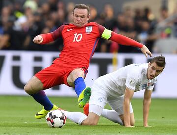 Rooney tiene una marca de 53 anotaciones en 120 partidos con Inglaterra.
