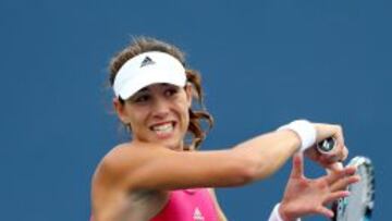 Garbi&ntilde;e Muguruza durante la participaci&oacute;n este a&ntilde;o en el torneo de Connecticut (EE.UU).