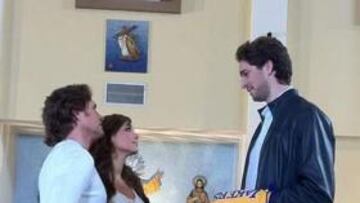 <b>APARICIÓN ESTELAR. </b>Gasol, durante el episodio de 'Eva Luna'.