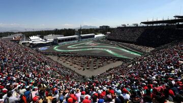 Autódromo Hermanos Rodríguez con daños en la recta principal