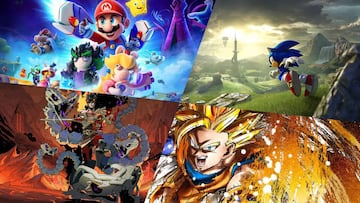 Ofertas Festivas de Nintendo Switch: Sonic Frontiers y Mario + Rabbids: Sparks of Hope, entre las rebajas