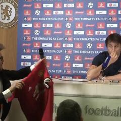 El día en que la TV italiana, vaciló a Conte con Mourinho: así salió del paso...