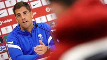 Robert Moreno, en rueda de prensa.