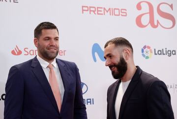 El jugador de baloncesto recibió el premio Trayectoria AS del Deporte y el futbolista francés el Premio AS del Deporte.