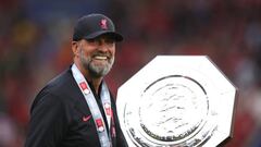 Jürgen Klopp, entrenador del Liverpool, tras ganar al Manchester City en la Community Shield.