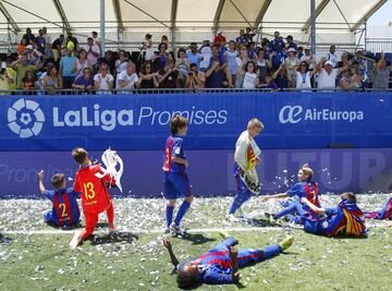 El Barcelona es el nuevo rey de LaLiga Promises. Derrotó al Villarreal, último campeón, por 3-1.