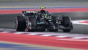 Lewis Hamilton, en Losail.