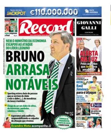 Portadas de la prensa deportiva