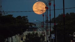 April's pink supermoon in glorious pictures