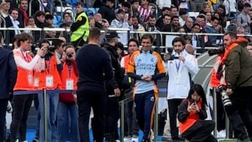 El primer Torres-Raúl en Valdebebas deja una imagen inédita