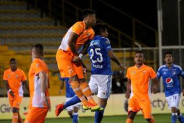 Venció 4-1 al líder en Bogotá con goles de Gutiérrez, Del Valle, Rojas y F