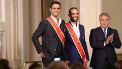 La condecoración de Cabal y Farah, en imágenes