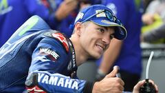 Maverick: "Estaba esperando el toque con Rossi al final"