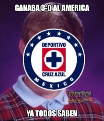 América perdía 0-3 en 25 minutos, pero en la segunda mitad revivió el verbo 'Cruzazulear' y le pegó 3-4 a La Máquina, ¡Los memes están imperdibles!