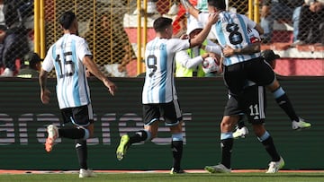 Bolivia were soundly beaten by a ruthless Argentina side in La Paz.