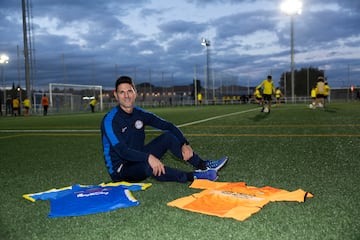 Jaime Gavilán posa para AS en las instalaciones de su club de Boadilla.