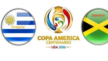 Sigue el Uruguay vs Jamaica en vivo y online, partido del Grupo C de la Copa América Centenario, hoy lunes 13/06/2016 a las 21:00 horas