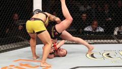 Jessica Andrade noquea a Rose Namajunas en el UFC 237.