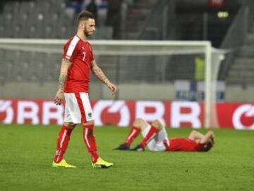 Austria: Los austríacos fueron líderes de su grupo en la clasificatoria a la Eurocopa de Francia 2016, pero decepcionaron en la fase final. Ahora, se mantiene el pobre nivel, y son cuartos en su grupo detrás de República de Irlanda, Serbia y Gales. Recibirán a Georgia y Serbia, y les resta visitar a Moldavia, Irlanda y Gales.