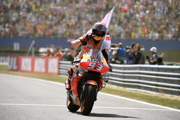 Marc Márquez ha terminado en segundo lugar en el Gran Premio de Holanda de MotoGP. 