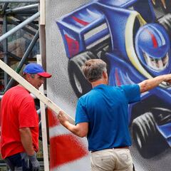 Spielberg se engalana para recibir a la Fórmula 1