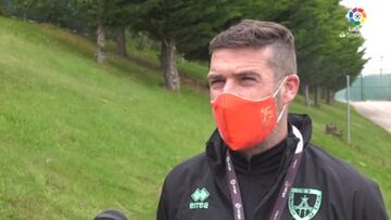 Carrión: "Ya pensamos en los tres puntos ante el Mirandés"