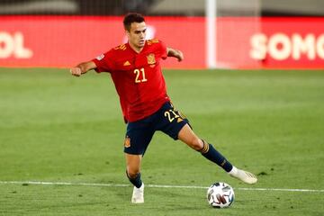 Sergio Reguilon in action for Spain against Norway.