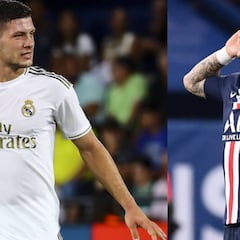 Jovic e Icardi, cruz y cara