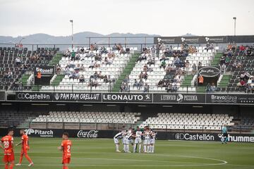 El público regresa a los estadios en las zonas donde la incidencia acumulada lo permite. Así ha sido la esperada vuelta en el partido de Segunda División entre el Castellón y la Ponferradina.