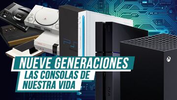 Las consolas de nuestras vidas. Nueve generaciones de máquinas