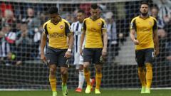 Alexis S&aacute;nchez jug&oacute; 77 minutos en la derrota de Arsenal ante West Bromwich. 