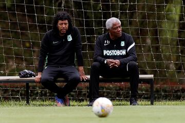 Imágenes del entrenamiento de Atlético Nacional de cara al partido frente a Junior de Barranquilla por los cuartos de final de la Copa BetPlay.