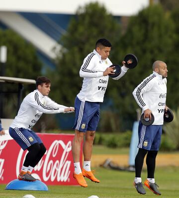 Buenos Aires 21 Mayo 2018, Argentina
Preparativos de la seleccion Argentina en el Predio de la AFA en Ezeiza, donde estÃ¡n 


Foto Ortiz Gustavo
