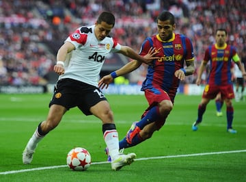 Javier Hernández inició y jugó toda la final de la UEFA Champions League 2010 – 2011. Compartió el eje de ataque con Wayne Rooney pero no se pudo hacer presente en el marcador y su equipo se conformó con el subcampeonato, tras caer tres goles por uno ante el FC Barcelona.